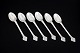 L'Art presents: Evald Nielsen, set of six coffee spoons.
