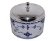 Antik K presents: Blue Fluted Half LaceRare lidded bowl with silver plate from 1890-1905
