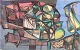 L'Art presents: Eric Julius Svensson, abstract oil painting on board, 1961, listed Swedish artist.