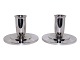 Georg Jensen sterling silverPair of candle light holder by Harald Nielsen