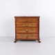 Osted Antik & Design presents: Antique Neo-Rococo Mahogany Chest of Drawers with Carved Lion Feet 1880s