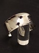 Middelfart Antik presents: N E Fron sterling silver bangle with amethyst