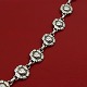Georg Jensen; Bracelet of sterling silver, no. 45
