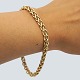 A bracelet of 14k gold, w. 5.5 mm