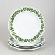 L'Art presents: Meissen, Vine Leaf Pattern, set of four dinner plates.