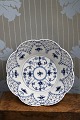 K&Co. presents: Blue Fluted Full lace fruit bowl with openwork pattern from Royal Copenhagen...