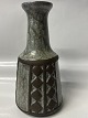 Antik Huset presents: Frank Ceramics, Vase with brown shades.Height 19.0 cm.