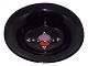 Antik K presents: Bjørn Wiinblad ceramicsOval unique bowl with purple and orange decoration from 1961