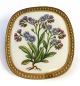 Lundin Antique presents: Royal Copenhagen. Flora Danica motif. Brooch / pendant with silver back (925). Height ...