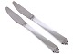 Antik K presents: Georg Jensen Pyramid sterling silverLuncheon knife with serrated blade 20.6 cm.