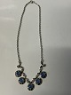 Sterling Silver Blue Stone NecklaceLength 35,5 cm