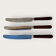 Raadvad6 steel knives with brown handles*175 DKK for ...