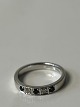 Antik Huset presents: Allianz ring diamonds & sapphire 14kt white goldSize 50.5