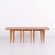 Osted Antik & Design presents: Kurt Østervig Set of Nesting Tables in Oak and Teak 1960s