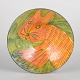 L'Art presents: Lone Wienberg Hansen, wall-mounted bowl with cat motif.