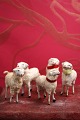 K&Co. presents: Old matchstick sheep / Putz sheep with fine patina...