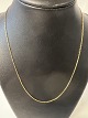 Antik Huset presents: Necklace Anchor facet 8 kt. gold.Length 45.5 cm