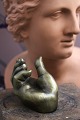 K&Co. presents: Decorative old hand in solid bronze...