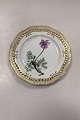 Danam Antik presents: Royal Copenhagen Flora Danica Luncheon Plate with Pierced Border No. 20/3554