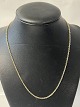 Antik Huset presents: Round anchor necklace, gold-plated sterling silver, with eyelet clasp.Length: 44 cm.