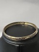 Bangle Gold Plated Two-Tone Sterling SilverMeasures 6.0 cm