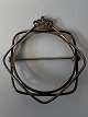 Brooch in sterling silver for coin.H 4.8 x W 4.5 ...