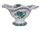 Antik K presents: Aluminia green TranquebarRare bowl on stand