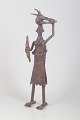 West African bronze figure, mid-20th century.