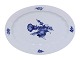 Antik K presents: Blue Flower AngularPlatter 33.5 cm. #8538