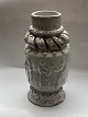 Reutemann Antik presents: Anders Høy: Vase with a group of figures in relief on an earthenware vase