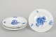 L'Art presents: Royal Copenhagen Blue Flower Angular, four butter pats.