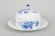 L'Art presents: Royal Copenhagen Blue Flower Curved, sugar bowl with stand.