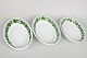 Meissen, set of three serving bowls with vine leaf pattern.