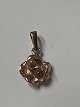 Antik Huset presents: Rose in Charms / Pendant 8 carat Gold.Height 1.7 cm.