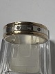 Antik Huset presents: Wedding ring in silver and gold shines with three diamonds.Size 63.