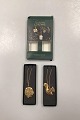 Danam Antik presents: Georg Jensen Golden Christmas Holiday Ornament - Walnut and Squirrel 2004