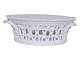Antik K presents: White Flora DanicaOval fruit basket from 1850-1893