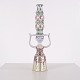 Osted Antik & Design presents: Bjørn Wiinblad Figure Candlestick Model L12 in Polychrome Glazed Earthenware 1974