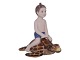 Antik K presents: Royal Copenhagen figurineBoy on tortoise