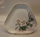 Klosterkælderen presents: 040 Triangular dish 25 cm (354) Art Nouveau B&G porcelain Christmas Rose