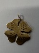Antik Huset presents: 14 carat gold. Four-leaf clover.Charms / Pendants.Height 1.9 cm.