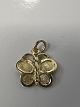 Antik Huset presents: 14 carat gold. Butterfly.Charms / Pendants.Height 1,4 cm.