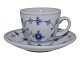 Antik K presents: Blue Traditional Hotel porcelainCoffee cup with logo "Vinkælderen Frederikshavn"