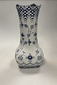 Danam Antik presents: Royal Copenhagen Blue Fluted Full Lace Vase No 1166
