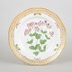 Royal Copenhagen Flora Danica, reticulated dinner plate.