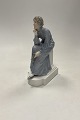 Danam Antik presents: Royal Copenhagen figurine, Pensive Lady reading Designed by Christian Thomsen No 435