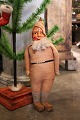 K&Co. presents: Nice, old gnome with body stuffed with straw, felt suit, wooden shoes and face in painted ...