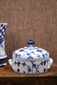 K&Co. presents: Butter lid jar with handle in Blue Fluted, Plain from Royal Copenhagen. RC#1/398...