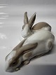 Antik Huset presents: Bing and Grondahl, Figurine Rabbit pair Rare figurine.No. 1830.