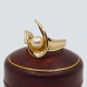 Henning Glahn; Ring in 14k gold set with a pearl